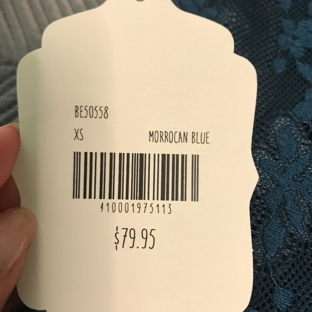 altar'd state teal blue lace dress | NWT - Picture 6 of 7